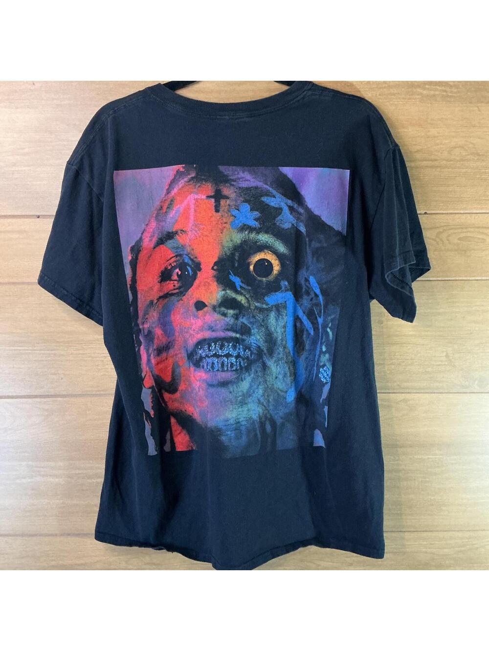 Trippie Redd Graphic Rap Men’s Large Black Double Sided Tee